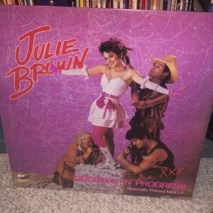 Julie Brown Goddess in Progress Vinyl LP Rhino Records RNEP 610 EX 1984
